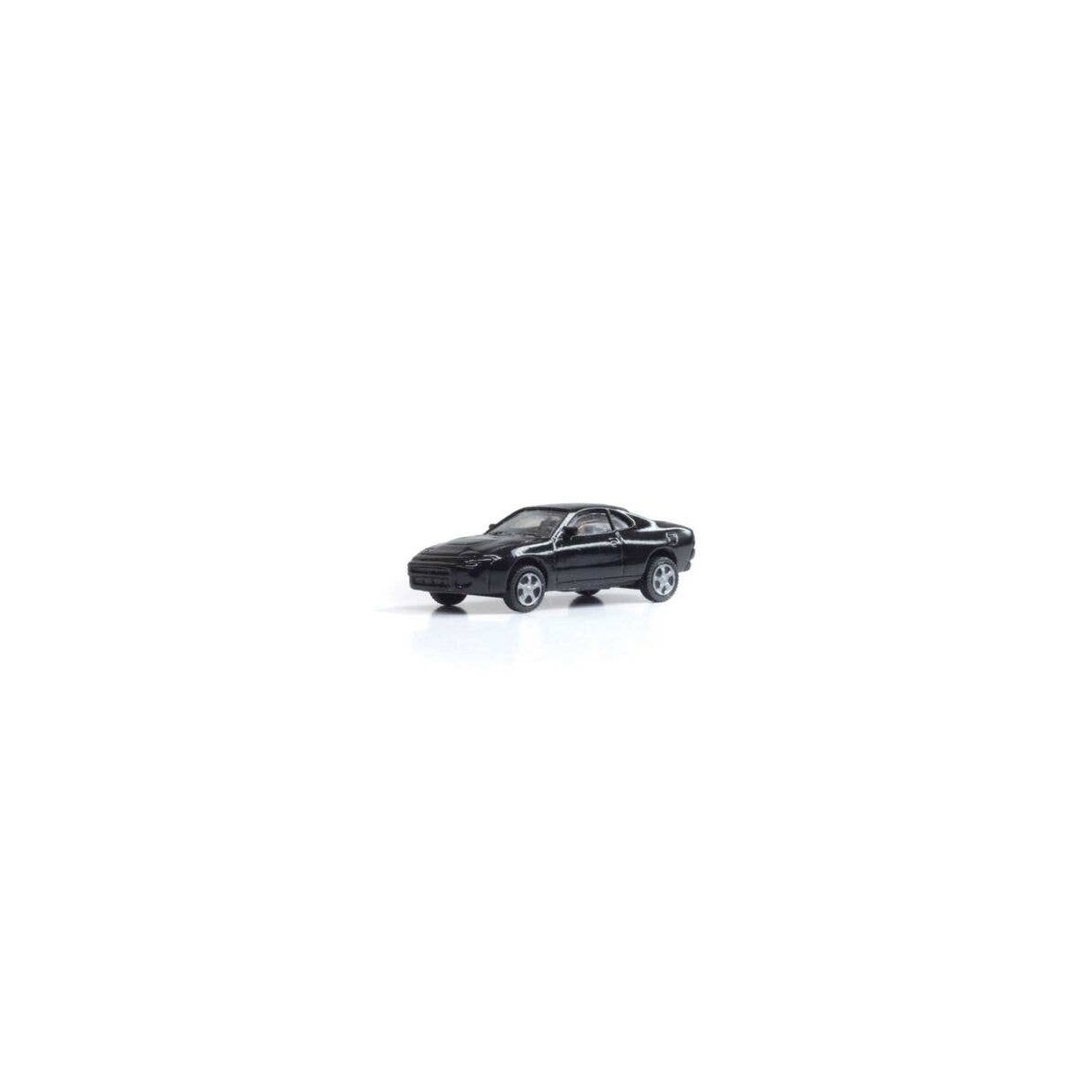 Modern Era Vehicles -- Coupe (black), HO, Woodland Scenics 5360