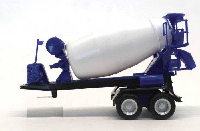 Two-Axle Cement Trailer - Assembled -- Various Standard Colors, HO, Herpa Models 5492
