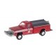 Brush (Off-Road) Fire Pumper - Emegency - Fire Vehicles -- 2 (Red, White Stripe & Lettering,, HO, Trident Miniatures 901632