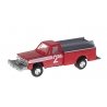 Brush (Off-Road) Fire Pumper - Emegency - Fire Vehicles -- 2 (Red, White Stripe & Lettering,, HO, Trident Miniatures 901632