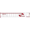 53′ Platewall Highway Trailer - Assembled -- Crete 10141 (white, red), HO, Bowser Manufacturing Co. 43287