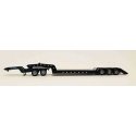 Heavy-Duty Lowboy Trailer - Assembled -- Black, HO, Herpa Models 5396