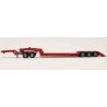 Heavy-Duty Lowboy Trailer - Assembled -- Red, HO, Herpa Models 5392