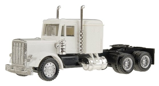 American Trucks - Tractor Only - Peterbilt -- Conventional w/Long Chassis, Sleeper & Dual Rear Axle, HO, Herpa Models 25232