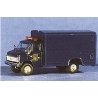 Chevrolet 1-Ton Delivery Van - Emergency - Police Vehicles -- Michigan State Police (blue), HO, Trident Miniatures 90178