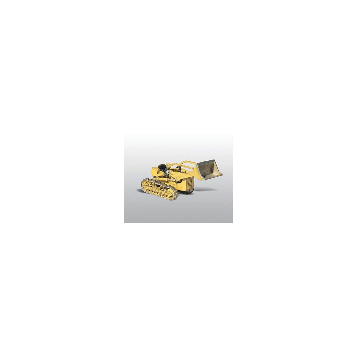 American Construction Equipment (Unpainted Metal Kit) -- Tracked Front End Loader, HO, Woodland Scenics 235