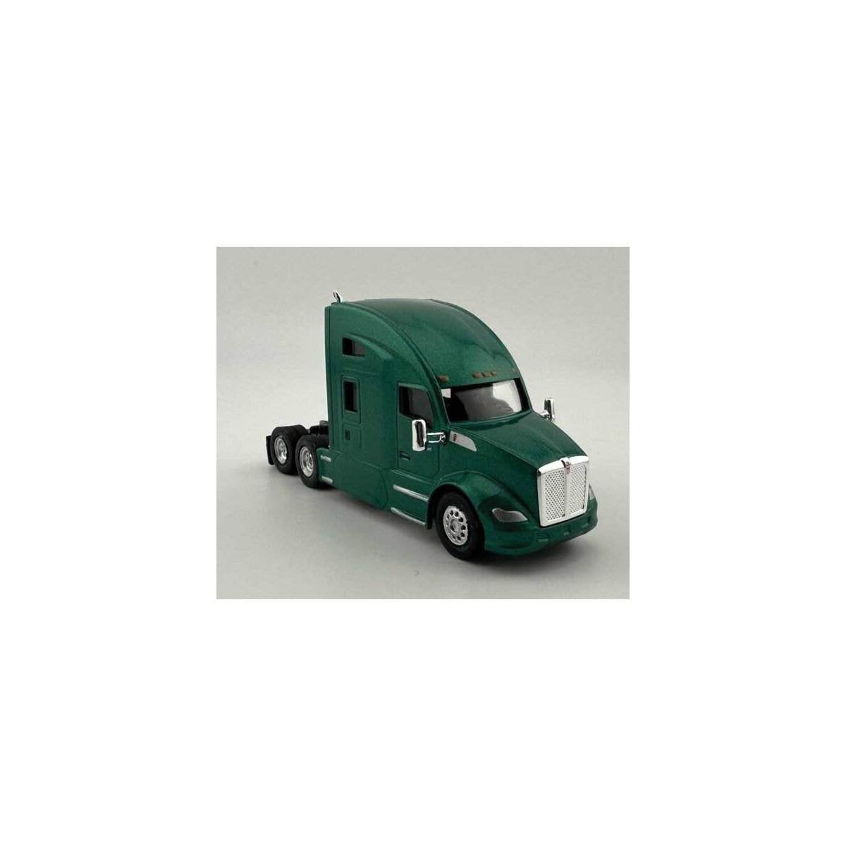 Kenworth T-680 Sleeper-Cab Semi Tractor - Assembled -- Metallic Green, HO, HO Logistics Replicas 68005