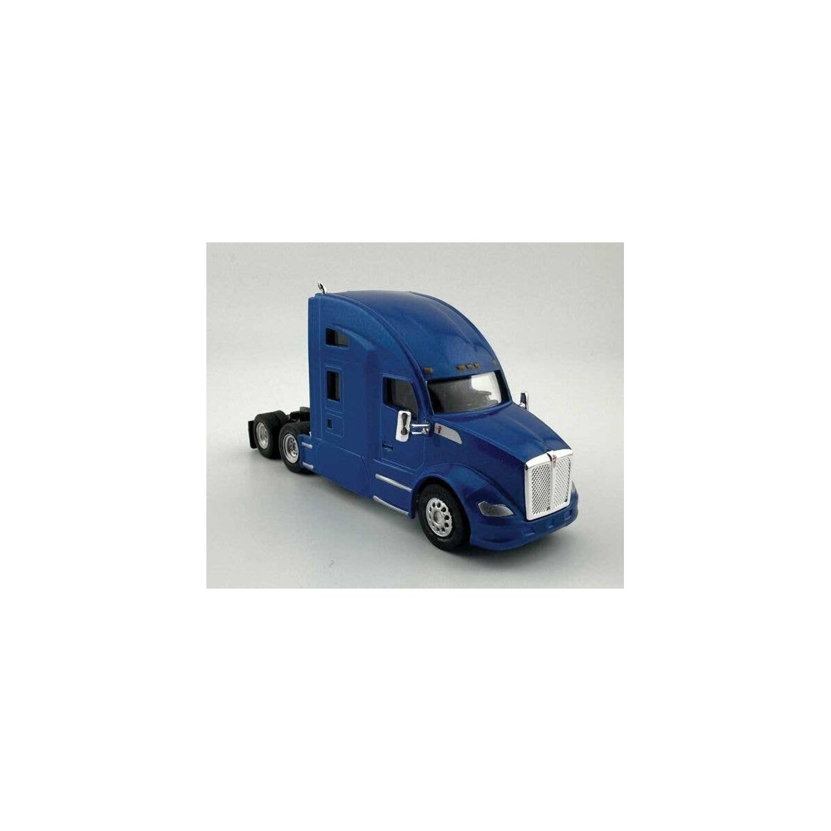 Kenworth T-680 Sleeper-Cab Semi Tractor - Assembled -- Metallic Blue, HO, HO Logistics Replicas 68006