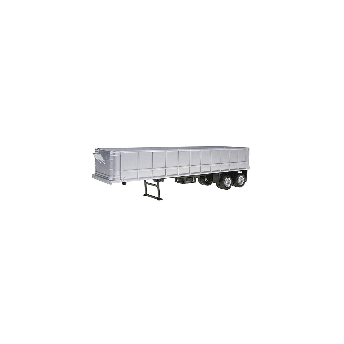 36′ Gravel Dump Trailer - Assembled -- Silver, HO, Herpa Models 5281