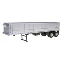 36′ Gravel Dump Trailer - Assembled -- Silver, HO, Herpa Models 5281