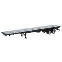 Semi Trailer (No Tractor) -- 48′ Flatbed Trailer, HO, Herpa Models 5294