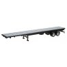 Semi Trailer (No Tractor) -- 48′ Flatbed Trailer, HO, Herpa Models 5294