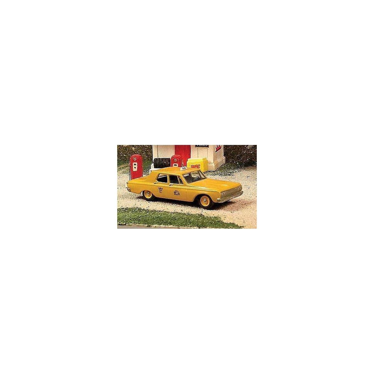 1964 Plymouth Savoy Taxi - Resin Kit -- Undecorated, HO, Sylvan Scale Models V264