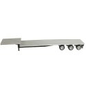 48′ Tri-Axle Drop Deck Trailer -- Includes Aluminum Deck, HO, Herpa Models 5332