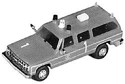 Chevrolet Suburban - Emergency - Fire Vehicles -- Airport Fire Command `Florian 1`, HO, Trident Miniatures 900581