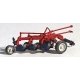 Farm Machinery (Unpainted Metal Kit) -- `Red` Little Gem 3-Bottom Plow, HO, GHQ 60003