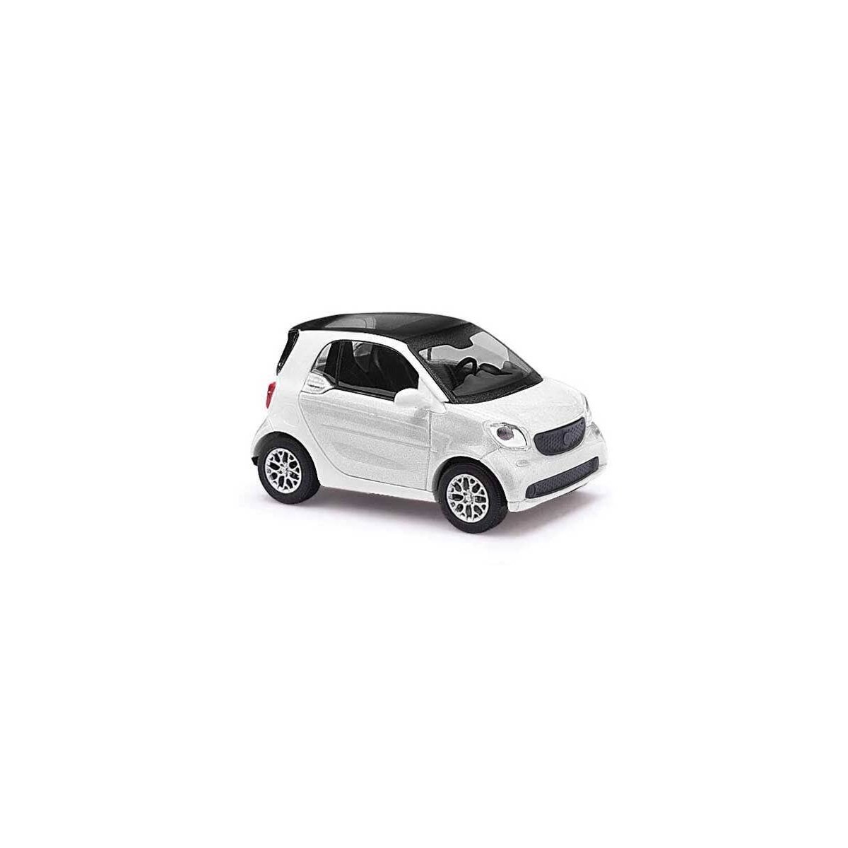 2014 Smart City Coupe - Kit -- White, HO, Busch Gmbh & Co Kg 60220