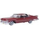 1959 Imperial Crown 2-Door Hardtop - Assembled -- Radiant Red, Black, HO, Oxford Diecast 87IC59003
