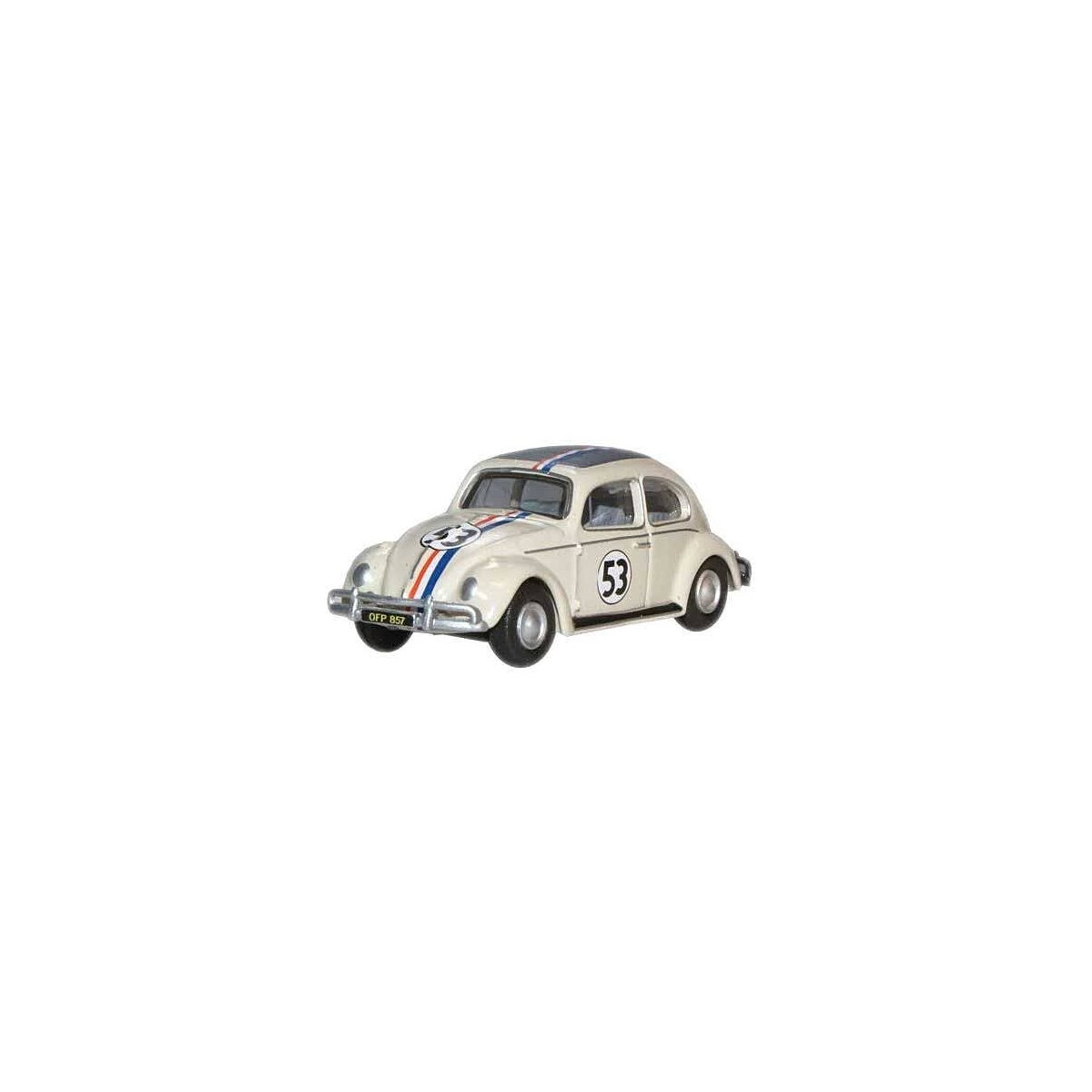 Old-Style Volkswagen Beetle - Assembled -- 53 (pearl white, silver, blue, white, red, black), 1/76, Oxford Diecast 76VWB001