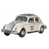 Old-Style Volkswagen Beetle - Assembled -- 53 (pearl white, silver, blue, white, red, black), 1/76, Oxford Diecast 76VWB001