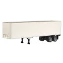 40′ Dry Box Van -- White, HO, Herpa Models 5272
