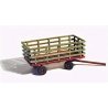 Farm Machinery (Unpainted Metal Kit) -- Hay Wagon, HO, GHQ 60012