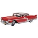 1957-1965 Cadillac Eldorado Brougham - Assembled -- Dakota Red, Stainless Steel, HO, Oxford Diecast 87CE57002
