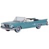 1961 Chrysler 300 Convertible - Assembled -- Tahitian Turquoise, HO, Oxford Diecast 87CC61005