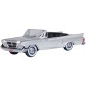 1961 Chrysler 300 Convertible - Assembled -- Top Down (Sheffield Silver), HO, Oxford Diecast 87CC61007