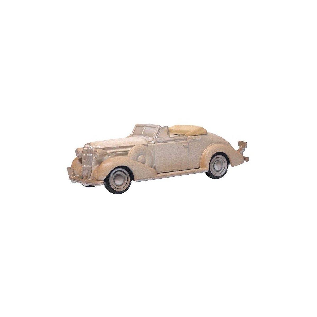1936 Buick Special Convertible - Assembled -- Weathered Junkyard Special, HO, Oxford Diecast 87BS36006