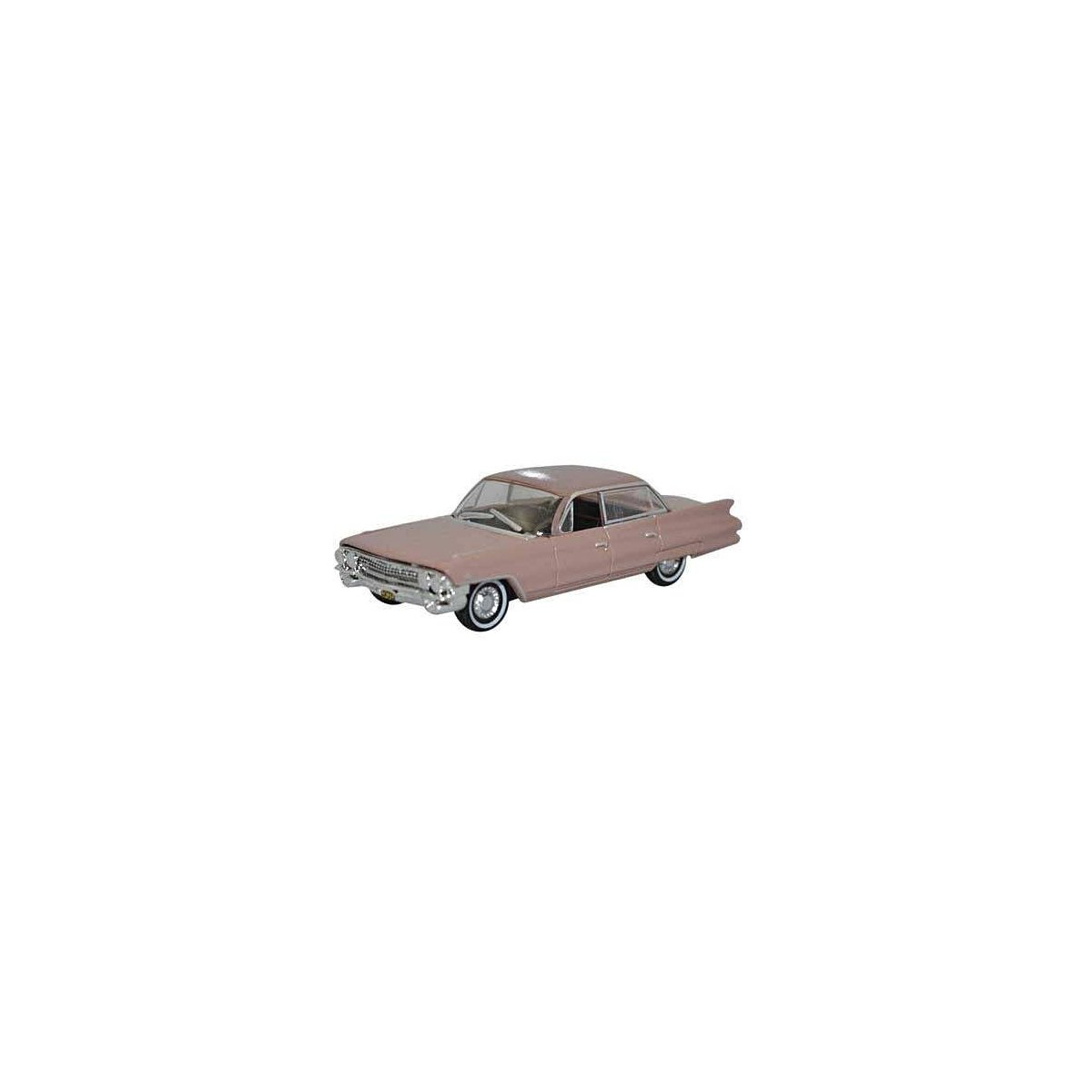 1961 Cadillac Sedan de Ville - Assembled -- Topaz, HO, Oxford Diecast 87CSD61001