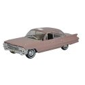 1961 Cadillac Sedan de Ville - Assembled -- Topaz, HO, Oxford Diecast 87CSD61001