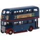 RT Double-Decker Bus - Assembled -- Browns Blue (blue, red), N, Oxford Diecast NRT007
