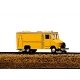 MOW Vehicles -- Box Van High Rail Inspection Vehicle, N, Railway Express Miniatures 2031