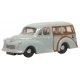 Morris Traveller Station Wagon - Assembled -- Smoke Gray, Brown, N, Oxford Diecast NMMT009