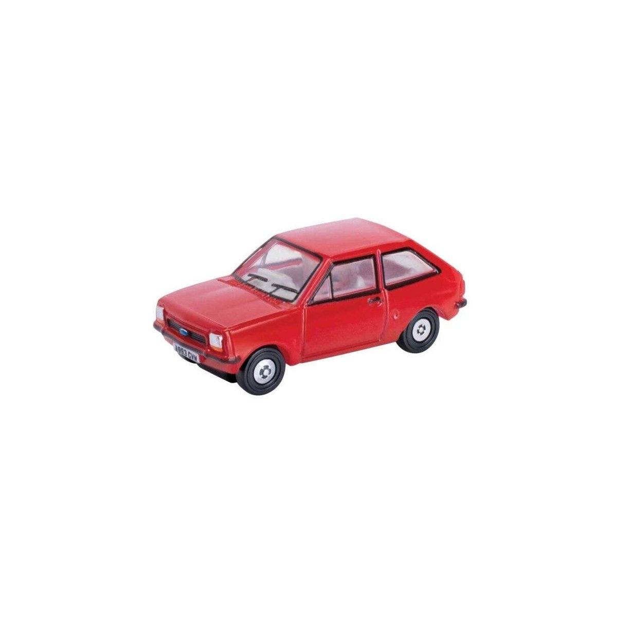 Ford Fiesta MK1 - Assembled -- Venetian Red, N, Oxford Diecast NFF001