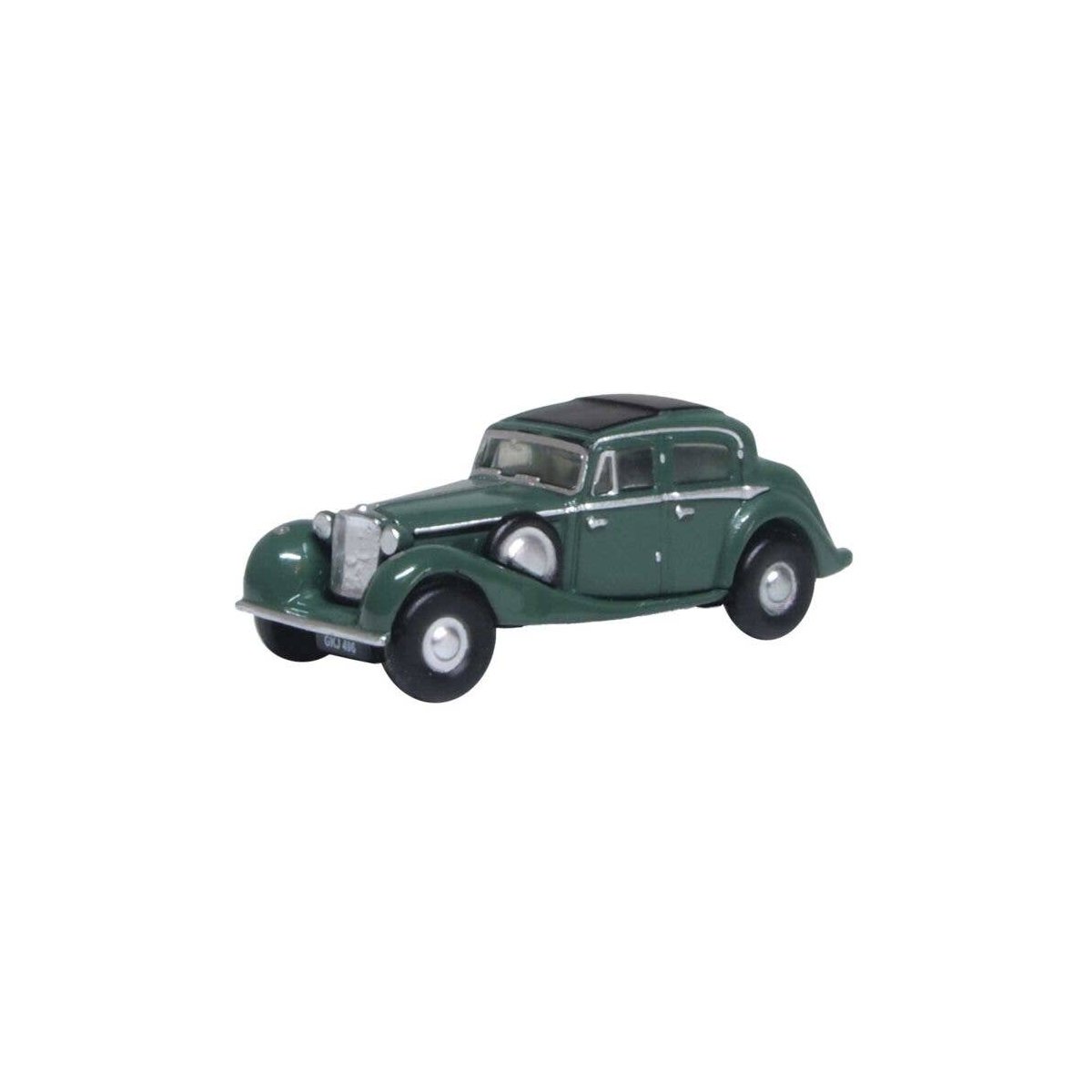 Jaguar SS Sedan - Assembled -- Suede Green, N, Oxford Diecast NJSS005