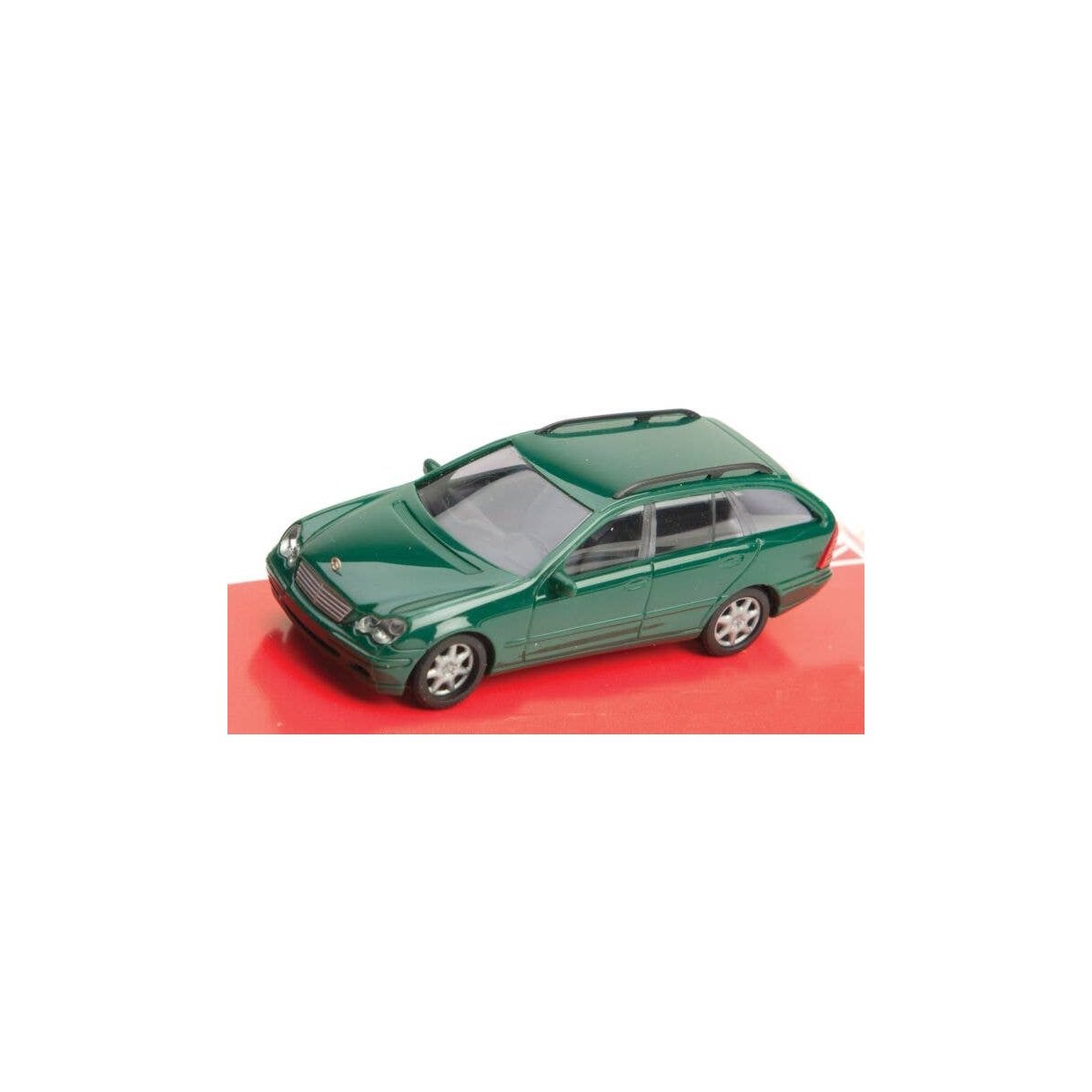 Mercedes-Benz C-Klasse Station Wagon Economy - Assembled -- Dark Green, HO, Busch Gmbh & Co Kg 89137