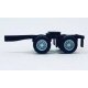 American Style Semi Trailers (Trailer Only) -- 2-Axle Converter Dolly, HO, Herpa Models 460010