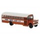 1960s-1970s Dodge S 600 Bus - Assembled -- Trans Santa Lucia (red, white), HO, Brekina Automodelle 61337