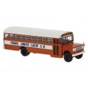 1960s-1970s Dodge S 600 Bus - Assembled -- Trans Santa Lucia (red, white), HO, Brekina Automodelle 61337