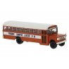 1960s-1970s Dodge S 600 Bus - Assembled -- Trans Santa Lucia (red, white), HO, Brekina Automodelle 61337