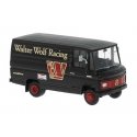 1980s Mercedes-Benz L 406 D Cargo Van - Assembled -- Walter Wolf Formel1 Teams (black, red, , HO, Brekina Automodelle 36857