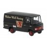 1980s Mercedes-Benz L 406 D Cargo Van - Assembled -- Walter Wolf Formel1 Teams (black, red, , HO, Brekina Automodelle 36857