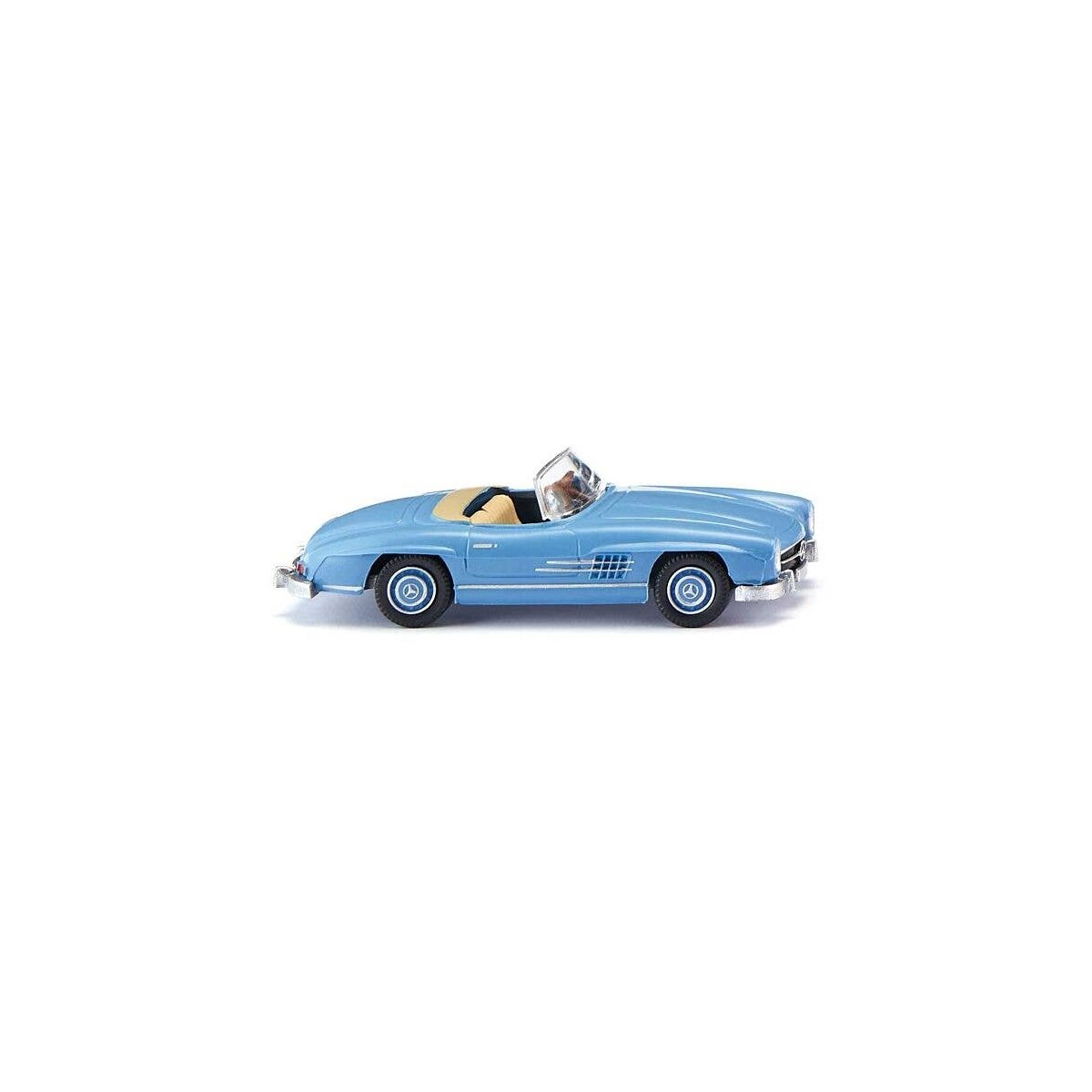 Mercedes-Benz 300 SL Convertible - Assembled -- Blue, HO, Wiking 23301