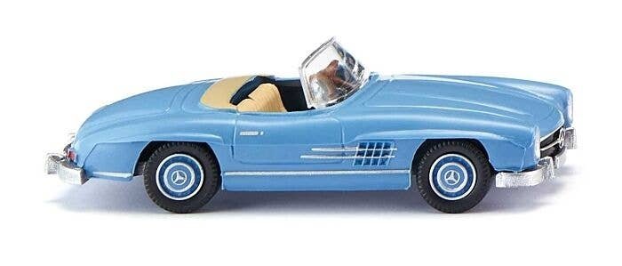 Mercedes-Benz 300 SL Convertible - Assembled -- Blue, HO, Wiking 23301
