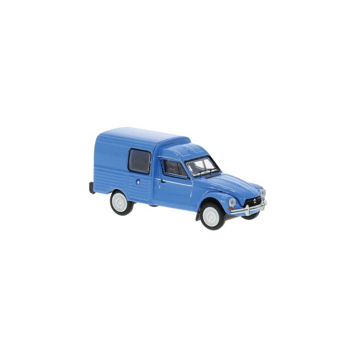 1976 Citroen Acadiane Truck - Assembled -- Blue, HO, Brekina Automodelle 14291