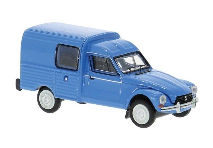 1976 Citroen Acadiane Truck - Assembled -- Blue, HO, Brekina Automodelle 14291