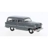 1954 Opel Olympia Caravan Station Wagon - Assembled -- Gray, HO, Brekina Automodelle 20243