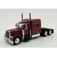 Peterbilt Sleeper Cab Tractor Only - Assembled -- Metallic Red, HO, HO Logistics Replicas 38901